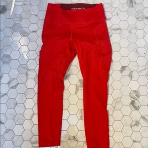 Outdoor voices Core Techsweat 7/8 red legging sm